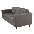 American Style Leather 3 Seater Sofa